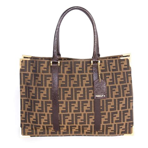 shoppiing bag fendi|authentic fendi tote.